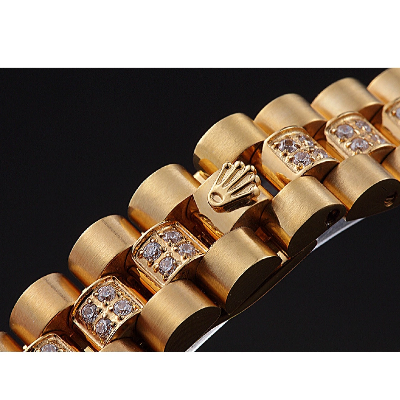 AAA replica watch Swiss Diamond Rolex Dial 622023 Gold DateJust 0606